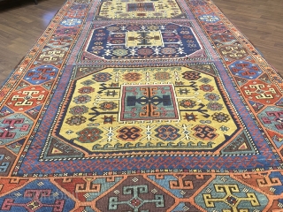 East-Anatolian Antique Sivas 19Th Century -cm 2.40x1.40-perfect condiction - soft wool - natural colours                   