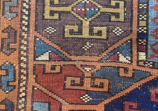 East-Anatolian Antique Sivas 19Th Century -cm 2.40x1.40-perfect condiction - soft wool - natural colours                   