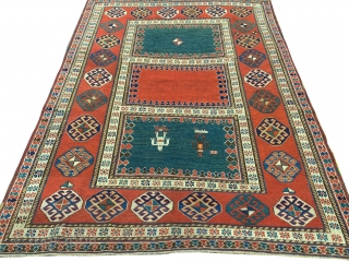 Caucaso Kazak Borjalu -Cm 212 X 160-      ft 7'2" x 5'4"    -mid 19th Century- in very good condiction & natural colours
Collectable Rug 

  