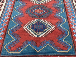 Caucasian Kazak Borjalu 19th Century 1880 Circa -cm 1.64 x 1.20-
eccellent condiction & natural colours
                  