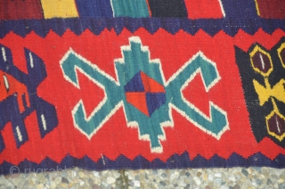 Large Antique sarkoy kilim 16 m2
about 4 x 4 meters                       