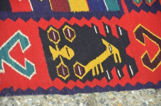 Large Antique sarkoy kilim 16 m2
about 4 x 4 meters                       