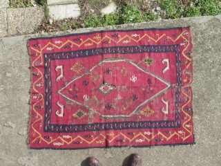 Antique sarkoy ( sharkoy ) prayer kilim.
first half of 19th century 
Museum quality !                   