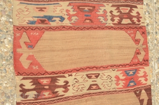 Antique mid.19th century tribal saf kilim runner
Enjoy                          