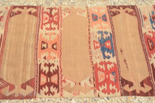 Antique mid.19th century tribal saf kilim runner
Enjoy                          