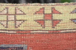Antique 19th century Kazak rug                            