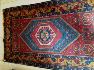 Yahyalı'seccade from anatolia semi old good condition naturel and synthetic  colors                     