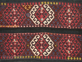 # 811 Kurdish cuval, 103/153 cm (unsewn), Malatya area, Southeast Anatolia, ca. 1900, very good condition, cf. Landreau, No. 21!
For more offers of wonderful collector's pieces please visit our website:  www.oriental-textile-art.de  ...