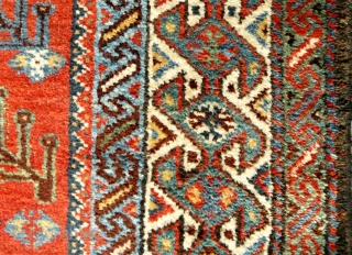 # 663 Luri Main Carpet, 162/314 cm, Southwest Persia, late 19th century, best natural dyes only, fair pile, washed and ready for display. 
For more offers of wonderful collector's pieces please visit  ...