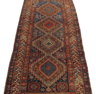 Caucasian Shirvan Karagashli Rug Circa: 1890 Size in Feet: 7'x 3'3'' Size in Centimeter: 213cm x 100cm. Please send me directly mail. mian4bro@gmail.com          