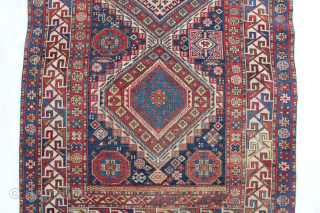 Caucasian Shirvan Karagashli Rug Circa: 1890 Size in Feet: 7'x 3'3'' Size in Centimeter: 213cm x 100cm. Please send me directly mail. mian4bro@gmail.com          
