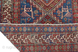 Caucasian Shirvan Karagashli Rug Circa: 1890 Size in Feet: 7'x 3'3'' Size in Centimeter: 213cm x 100cm. Please send me directly mail. mian4bro@gmail.com          