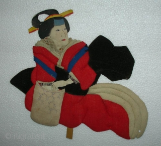 Oshie Doll, Japan, Meiji (circa 1880), cm 21x19. The doll making has been elevated to art form in Japan, and Oshie dolls were extremely popular items among wealthy classes along the whole  ...