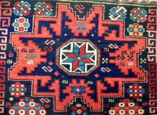 Daghestan rug fragment, NE Caucasus, late 19th century, cm 61x80.
What is that makes a Caucasian village rug really enjoyable in the end? Its colours. Better, the return the incoming light, reflected from  ...