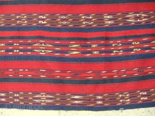 Antique Uzbek flatweave Jajim / Kilim / Ghudjeri. Size 185 x 185cm / 6'2" x 6'2". In excellent condition, without dirty places, defects, ready to use. Great, all natural colors, very fine  ...