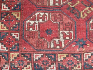 Antique Turkoman / Turkmen Arabatchi rug, Central Asia, late 19th, nice natural colors, in good condition, see photos. Size is 260-145 cm, 8'8" x 5'.        