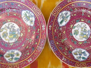 An Antique 19th Century Russian GARDNER porcelain Pair Plates, Oriental Chinese design.

Gardner Porcelain Factory (Verbilky, Moscow): circa 1880.

This beautiful porcelain plates is from the highly collectable Imperial Russian porcelain production of the  ...