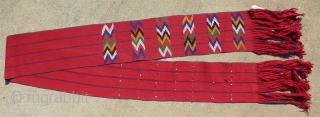 Beautiful vintage woman's sash from Palin, Escuintla, Guatemala. From a the collection of a well-known museum. Collector also known. All provenance will be given to the buyer only. The collector was in  ...