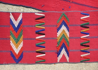 Beautiful vintage woman's sash from Palin, Escuintla, Guatemala. From a the collection of a well-known museum. Collector also known. All provenance will be given to the buyer only. The collector was in  ...