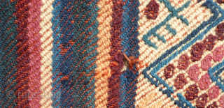 Vintage Bhutanese Charkhab rain cloak textile - Bhutan
Beautiful vintage Bhutanese Rain Cloak (Charkab). Wool twill weave with wool embroidery. Soft wool. Woven to be water resistant. Three panels sewn together. Hard to ...