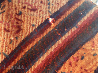 Vintage Bhutanese Charkhab rain cloak textile - Bhutan
Beautiful vintage Bhutanese Rain Cloak (Charkab). Wool twill weave with wool embroidery. Soft wool. Woven to be water resistant. Three panels sewn together. Hard to ...