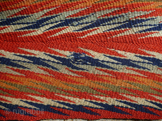 Antique Northeastern finger woven wool assumption sash (ceinture flechee) – Quebec, Metis, Huron
Beautiful, finely woven Assumption sash (Ceinture Flechee). Colors are probably all natural. At least 19th century, possibly earlier. ...