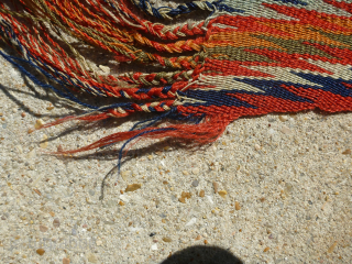 Antique Northeastern finger woven wool assumption sash (ceinture flechee) – Quebec, Metis, Huron
Beautiful, finely woven Assumption sash (Ceinture Flechee). Colors are probably all natural. At least 19th century, possibly earlier. ...