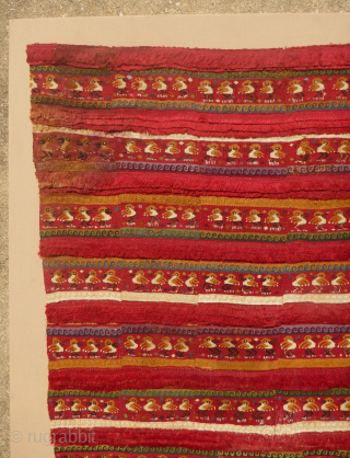 Antique Pre-Columbian Chancay or Chimu Textile panel
Beautiful, Pre-Columbian flat woven textile panel. It is either Chancay or Chimu in origin. It may be a complete panel made from matching strips and small ...