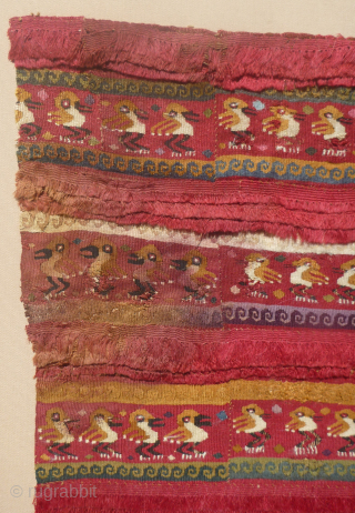 Antique Pre-Columbian Chancay or Chimu Textile panel
Beautiful, Pre-Columbian flat woven textile panel. It is either Chancay or Chimu in origin. It may be a complete panel made from matching strips and small ...