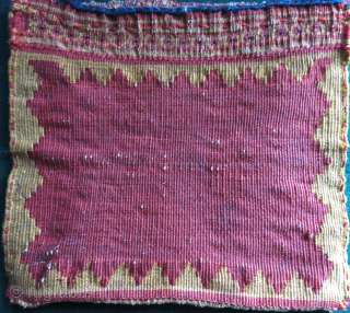 Sothwest Persia mini Chanteh bag with backing.Wool cootoon mixture. Size : 10,5 : X 9.5 " - 26 X 24 cm vedatkaradag@gmail.com           