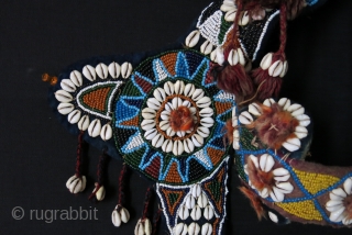 Sothwest of Persia- glass beaded Camel headwear. 19th cent.                        