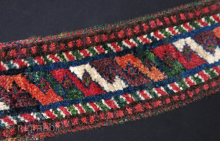 Afghanistan Baluch pile tent bands, saturated natural colors and fine shiny Baluch wool. Circa : 1900 - 1920s size : Each 69" X 5" - 175 cm X 12.5 cm   