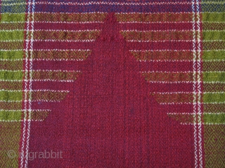 South East Anatolia wool Kuridsh twill weave prayer kilim. Circa 1930s or earlier. Size :51" X 28" - 130 cm x 70 cm
          