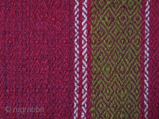South East Anatolia wool Kuridsh twill weave prayer kilim. Circa 1930s or earlier. Size :51" X 28" - 130 cm x 70 cm
          