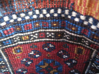 Two nini bags form Shahsavan and Qashkai with full pile, natural colors and top condition. size : 9.5" X 8.5" and 10" X 10" - 24cm X 21.5 cm - 25 cm  ...