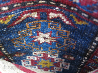 Two nini bags form Shahsavan and Qashkai with full pile, natural colors and top condition. size : 9.5" X 8.5" and 10" X 10" - 24cm X 21.5 cm - 25 cm  ...
