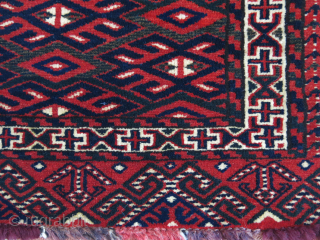 Turkmen Goklan Torba great condition and natural colors, circa 1900s size : 37" X 16" - 93Cm X 41cm vedatkaradag@gmail.com             
