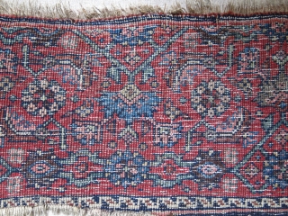 BIJAR Sampler Circa 1900 - size : 17" X 8" -- 43 cm X 20 cm                 