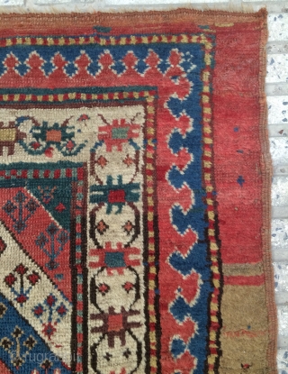 Shahsevan carpet very old 1820 or 1840s size 240x103cm                        