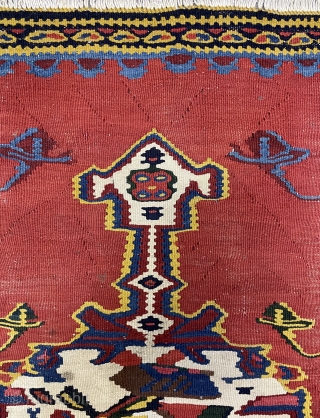 Very cute small sine kilim size 80x57cm                          