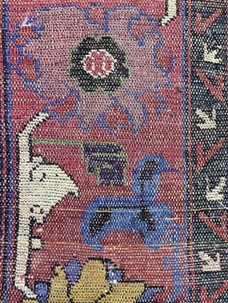 A very nice Kurdish carpet size 350x155cm                          