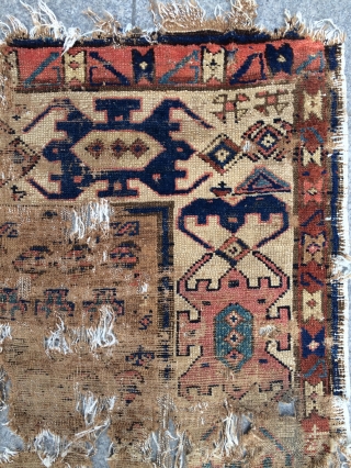 Shahsavan fragment carpet size 165x110cm                            