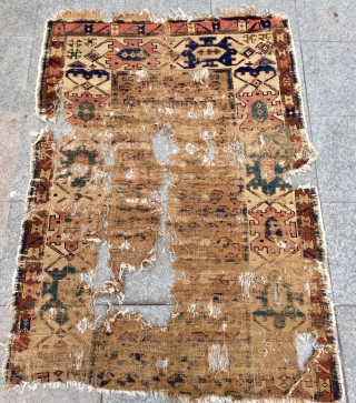 Shahsavan fragment carpet size 165x110cm                            