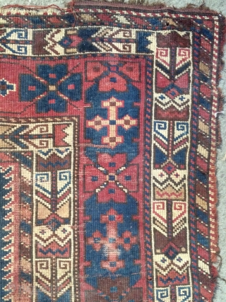 Very old Kurdish carpet size 155x110cm                           