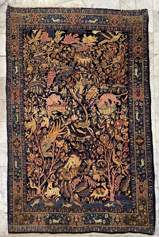A very extraordinary Bidjar carpet size 205x130cm                          