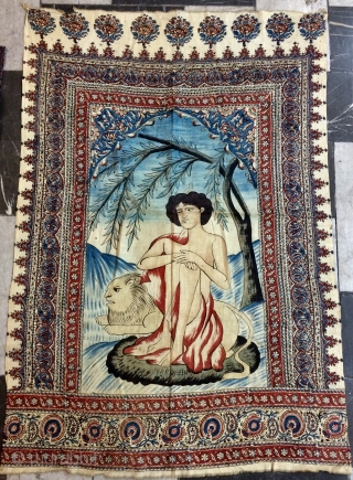 Esfahan Qhalem Qhari size 130x90cm                            