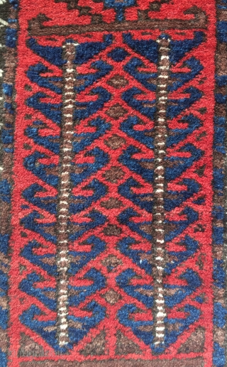 Very a rare design Beluch carpet size 147x82cm                         