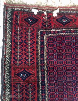 Very a rare design Beluch carpet size 147x82cm                         