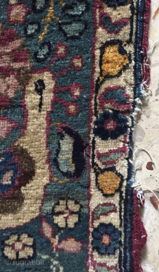 Very rare emoglu meshed carpet size 80x60cm
                          