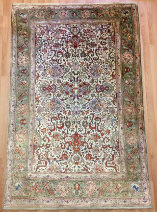 Kayseri silk carpet size 180x118cm                            